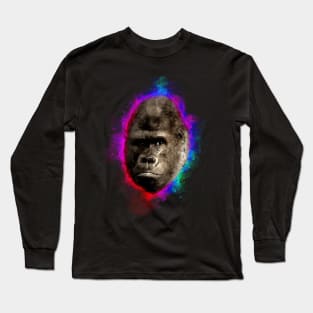 Gorilla Herbivore Vegan T-Shirt, Wonderful Gift Tee For animal lover, Vegetarian Women and Men Long Sleeve T-Shirt